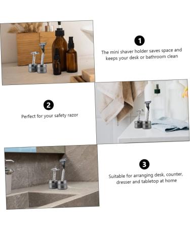 Magiclulu 2-Pack Shaver Holder for Men's Electric Razors | Organize Your Shaving Essentials - Buy Online on GoSupps.com