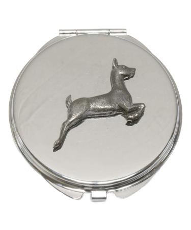 White Tailed Deer Compact Mirror Handbag Gift With Free Engraving 394