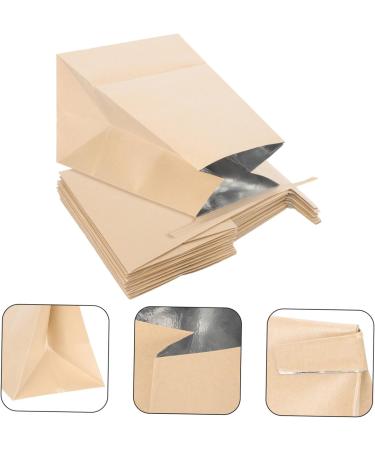 FRCOLOR 50 Pcs Outdoor Vomit Bags - Self Sealing Brown Paper Waste Bags for Travel & Pregnant Women - Buy Online on GoSupps.com