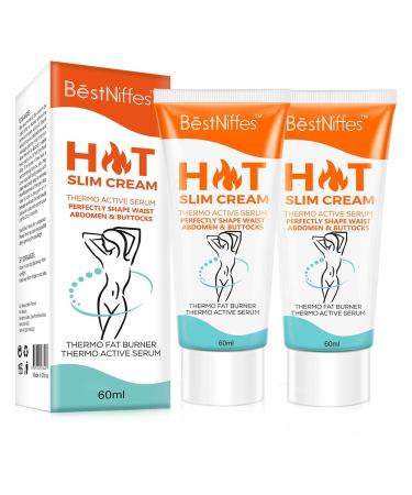 Hot Cream,(2Pack)Fat Burner Sweat Cream,Slimming Cream,Cellulite Treatment Weight Loss Cream Belly Fat Burner For Women and Men (2Pack) 2.02 Fl Oz (Pack of 2)