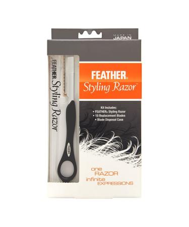 Jatai Feather Black Styling Razor Introductory Kit - Precision Hair Cutting Tool for Professional and Home Use | International Shipping Available - Buy Online on GoSupps.com