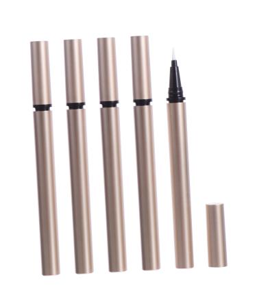 Angoily 5pcs Eyeliner Empty Eyeliner Pencil Eyeliner Tube Liquid Refillable Tubes Stick Tube Filling