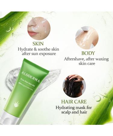 All Purpose Aloe Vera Gels Set - 3 Pieces - 300g Aloe Vera Gel + Tea Tree Oil 114g Aloe Gel & 45g Aloe Vera Gel - Buy Online on GoSupps.com