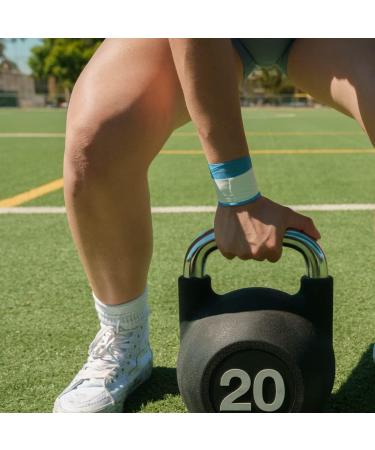 Cannon Sports Pre Wrap 30 Yard Roll - Athletic Foam Tape Underwrap for Ankles Wrists Knees Elbows & Hair (Blue) - International Shipping Available - Buy Online on GoSupps.com