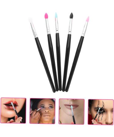 Baluue 5pcs Silicone Brush Glitter Outfit Stick Lipstick Applicator - Buy Online on GoSupps.com