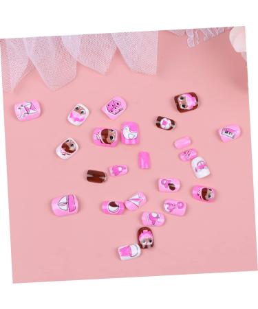 minkissy Children Fake Nail 3 Sets Cartoon Nail Art Sticker Kids Art Fake Nail Nail Stickers Kids False Nail Colorful Finished Nail Art Child Colorful Kids Nail Stickers - Buy Online on GoSupps.com