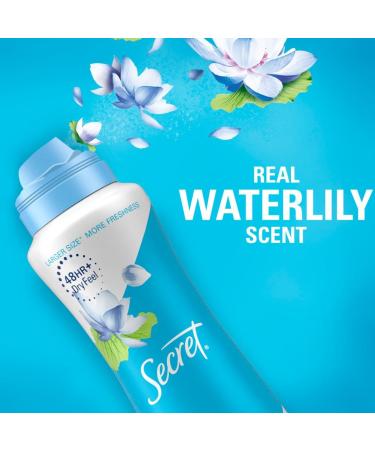 Secret Dry Spray Antiperspirant Deodorant for Women 48hr Weightless Sweat & Odor Protection Gentle on Skin Waterlily & Argan Oil Scent 4.1 oz (Pack of 3) Waterlily & Argan Oil 4.1 Ounce (Pack of 3) - Buy Online on GoSupps.com