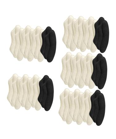 FRCOLOR 20 Pairs Follow up Heel Protector Heel Stickers Anti Slip Heel Grips Heel Inserts High Heel Protectors Heel Grips Cushion Outdoor Heel Pads Foot Yellow Gum Supplies