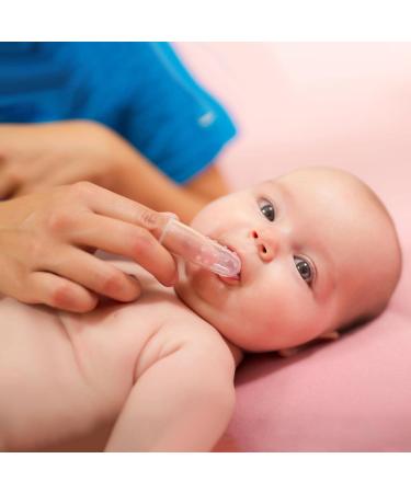 Baby Oral Cleaner Set - 60 Flexible Finger Toothbrush & Tongue Cleaners | Baok 102 PCS Silicone Oral Care for Infants - Buy Online on GoSupps.com