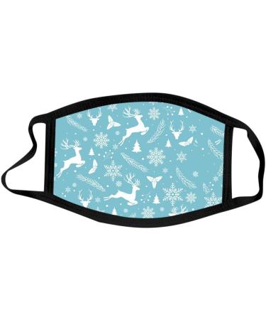 Riou 5-Piece Christmas Mundsprung Washable Bandana Neck Gaiter - Breathable & Comfortable Mouth & Nose Protection for Men & Women - Buy Online on GoSupps.com