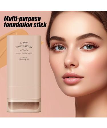 Foundation stick moisturizing primer blemish concealer facial cosmetics wearable foundation blemish concealer portable foundation facial cosmetics for women brush applicator 05 1 g Confezione da 1 - Buy Online on GoSupps.com