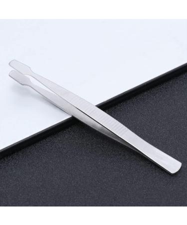 Mipcase Small Tweezers 2 Pcs Set - 11cm Insect Layering Tools - Silver Precision Tweezers for Craft & Detail Work - Buy Online on GoSupps.com