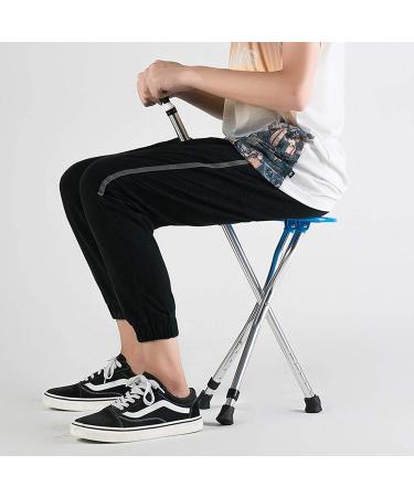 Old Man Walking Stick with Seat Multifunctional Crutches Three-Legged Folding Chair with LED Lights Lightweight Walking Stick for The Elderly Selfless dedication - Buy Online on GoSupps.com