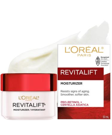L Or al Paris Revitalift Anti-Wrinkle + Firming Anti-Aging Cream Day Moisturizer with Pro-Retinol & Centella Asiatica 50 Ml Day Cream - 50ml