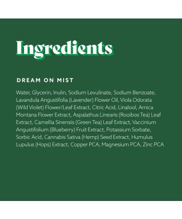 LUMA & LEAF Dream On Mist - Lavender & Blueberry Sleep Mist for Night Skin Restoration | Natural Ingredients | Relaxation & Facial Renewal - 4 FL Oz - Buy Online on GoSupps.com