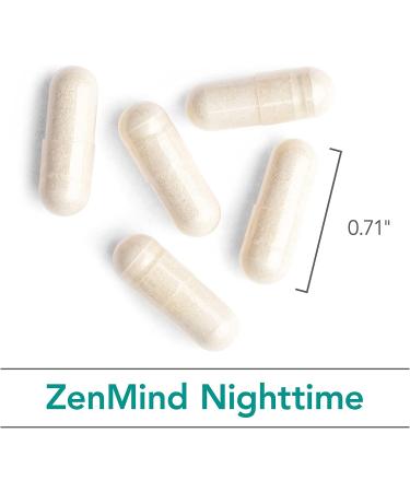Nutricology ZenMind Nighttime - P5P & 5-HTP | 60 Veg Capsules for Relaxation - Buy Online on GoSupps.com