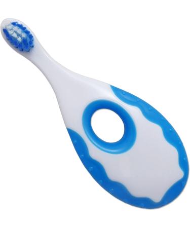 Baby Toddler Toothbrush Set - 2 Blue & 2 Green Brushes for First Teeth Cleaning - Buy Online on GoSupps.com