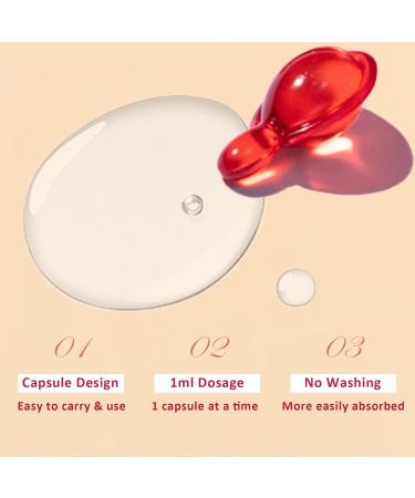 60 Pcs Hair Vitamin Oil Capsules - Moroccan Macadamia & Avocado Oil Treatment Serum | No Rinse Safe for All Hair Types - Buy Online on GoSupps.com