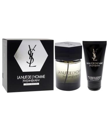 YVES SAINT LAURENT La Nuit De LHomme for Men - 2 Pc Gift Set 3.3oz EDT Spray 1.6oz Shower Gel - Buy Online on GoSupps.com