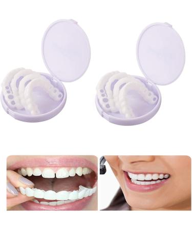 Flipped Warm Immediate Veneers - Top & Bottom Dental Prosthesis for Bad Teeth | Cosmetic Temporary Dentures | International Shipping - Buy Online on GoSupps.com