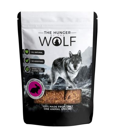 The Hunger of the Wolf dog snack for dogs of all breeds 100% rabbit meat - 0.2 kg rabbit 200 g (1 pack) - Buy Online on GoSupps.com
