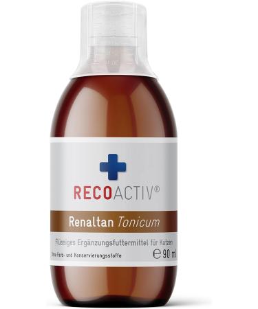 RECACACTIV Renaltan Tonic for Cats - 3 x 90 ml | Supports Kidney Function & Reduces Phosphate Levels | International Shipping Available - Buy Online on GoSupps.com