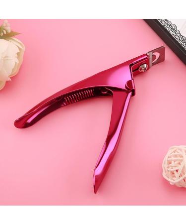 Willight Tip Cutter - Stainless Steel Nail Clipper for Salon & Home Manicure - Rose Red | Ideal for Nail Art & DIY Beauty Design - Buy Online on GoSupps.com