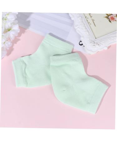 POPETPOP 1 Pair Lotion Socks mesh Socks Plantar Sock Non Skid Socks Silicone Heel Ankle Sleeve Cracked Heel Foot Womens Socks Wicking Socks High Heel Open Toe Socks Men and Women - Buy Online on GoSupps.com