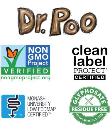 Dr. Poo All-Natural Prebiotic Fiber Supplement - Gut Health for the Whole Family - Gluten Free Vegan Low-FODMAP - 30 Servings - Buy Online on GoSupps.com