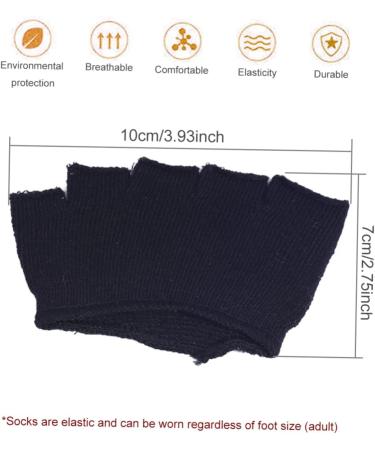 Shop Beavorty 12 Couples Peep-Toe Socks - High Heel & Yoga Styles for Men & Women - Perfect for Apartments & Sandals - Buy Online on GoSupps.com