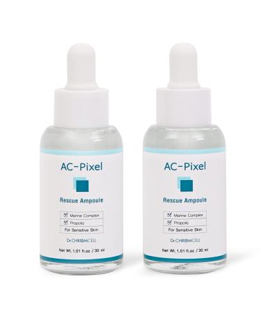 Dr.CHROMCELL AC-Pixel Rescue Ampoule | Includes 2 Pore Minimizer Serum (60ml) | Korean Acne Treatment | Anti Acne Serum | Dark Spot Corrector | Hyperpigmentation treatment | Tea Tree Oil