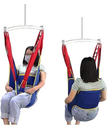 Hoist Sling Hoist for Lifting Elderly Leg Lifter Mobility Aid Patient Hoist Lift Dress Toileting Access Premium Padded Sling with Headrest - Buy Online on GoSupps.com