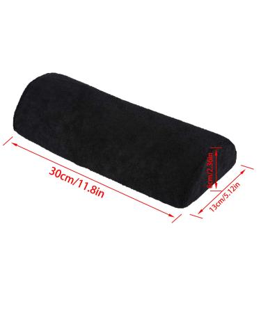 Soft Sponge Hand Cushion for Nail Art Salon - Detachable Washable Arm Rest Pad in Black - Buy Online on GoSupps.com