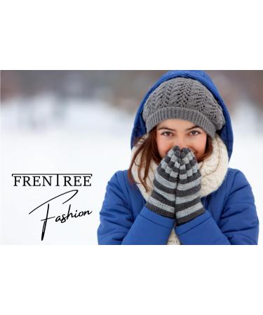 Feeded Headband for Women & Girls - Black Knitting Pattern with Soft Fleece Lining | SB1019X - Stylish Ear Warmer for Winter - Buy Online on GoSupps.com