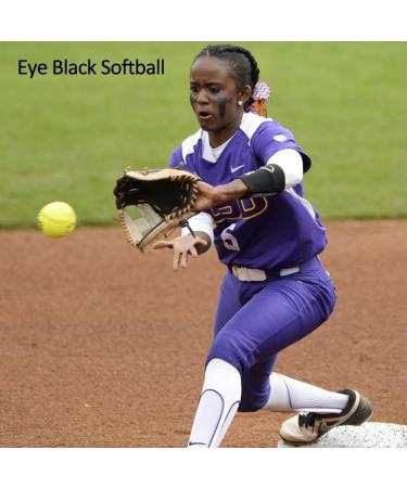 Mysense Eye Black Stick | Sports Face Paint for Baseball Softball Football & More | Easy Apply Black Grease for Halloween & Cosplay Makeup - Buy Online on GoSupps.com