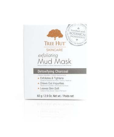 Tree Hut Skincare Exfoliating Mud Mask Detoxifying Charcoal 2.9 Ounce (SG_B01MXVHA0A_US)