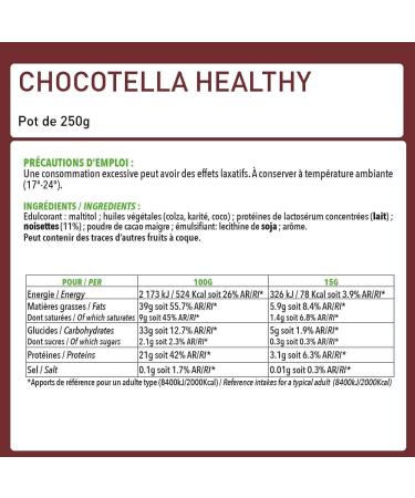 Protein Spread - Chocolate - Hazelnut | Gourmet & Smooth | 21% Whey - No Sugar Added - No Palm Oil | 250g jar - Laboratory F - Buy Online on GoSupps.com