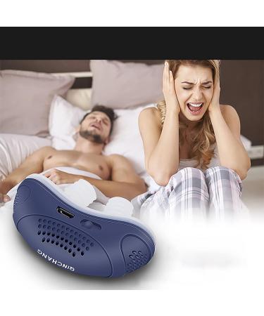 Electric Anti-Snoring Device & Facial Cleansing Brush - Blue, One Size | Household Respiratory Corrector - Buy Online on GoSupps.com