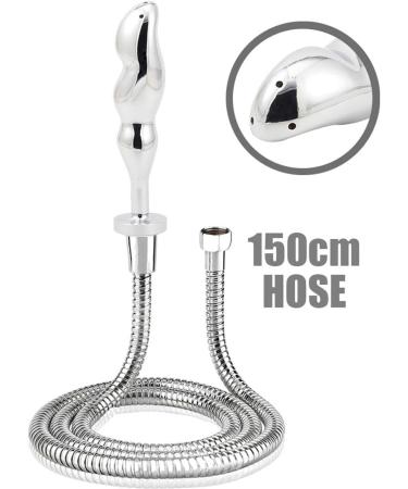 Shower Douche Enema Kit - 5 Hole Cleansing System with Regulator & 59-Inch Hose for Ultimate Comfort - Buy Online on GoSupps.com