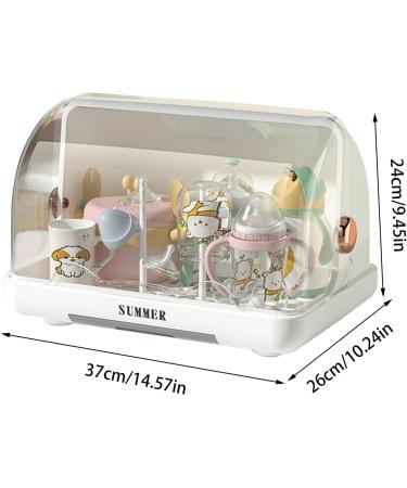 Calakono White Storage Box for Baby Bottles - Efficient Organization for Milk Bottles | International Shipping - Buy Online on GoSupps.com