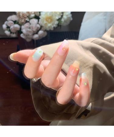 Colorful Handmade Wearing Nail Art Patches Fake Nails Detachable Nail Art(M) - Buy Online on GoSupps.com