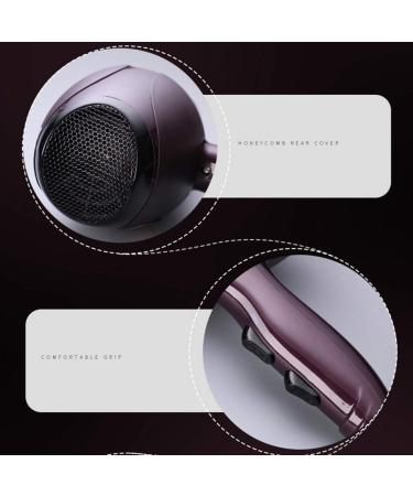 ADITAM Hair Dryer Negative Ionic Fast Dry Low Noise Hair Dryer Professional Salon Hair Dryer with Diffuser Concentrator Styling Double The Comfort - Buy Online on GoSupps.com