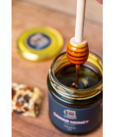 Honoor Yemeni Samar Honey | Natural Unfiltered Unheated Pure Honey 200 Grams | Unpasteurised Raw Honey Luxury Honey in a Glass Jar (1) - Buy Online on GoSupps.com