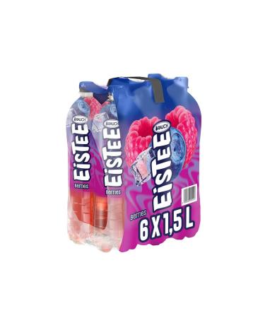 Smoke Iced Tea Berries Best Fruit Tea with Raspberry & Blueberry Flavor | 6x 1.5L Bottles | Refreshing Soft Drink & Thirst Quencher - Buy Online on GoSupps.com