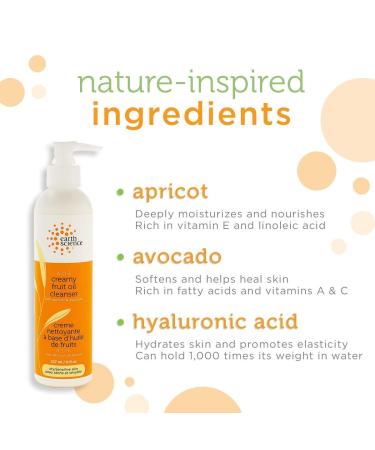 EARTH SCIENCE A-D-E Creamy Fruit Oil Face Cleanser for Dry, Normal, or Sensitive Skin - 2pk 8oz - Buy Online on GoSupps.com
