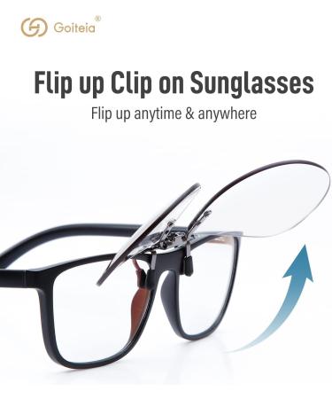Goiteia Blue Light Filter Gaming Glasses Clip-On | 380-500nm | Esport Accessories | Flip Up 50% Clear - Buy Online on GoSupps.com