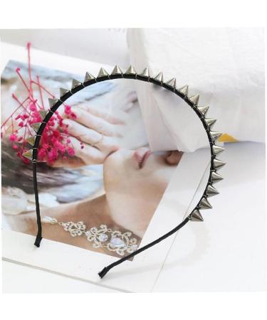 Shop Bemvp Cool Metal Headband with Spike Studs - Gothic Style Punk Hair Clips for Parties | International Shipping - Buy Online on GoSupps.com
