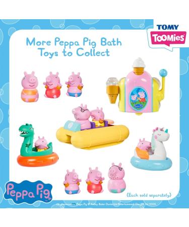 Peppa Pig Bubble Ice Cream Maker - Fun Bath Toy for Kids | TOMY Toomies Foam Cone Factory for 18 Months to 4 Year Old Boys & Girls - Buy Online on GoSupps.com