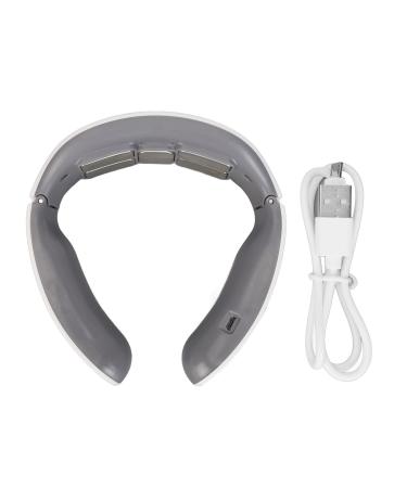 Intelligent neck massager electrical pulse neck massager intelligent pulse vibration 6 modes 9 levels muscle relaxation portable neck massage device for home use