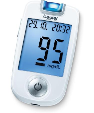 Beurer GL 40 mg/dL Blood Glucose Meter Accurate & Easy-to-Use Glucose Testing for Diabetes Care International Shipping Available - Buy Online on GoSupps.com